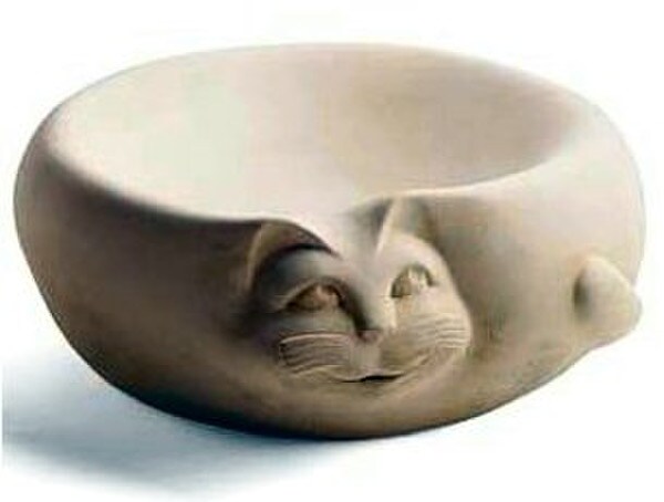 Animals cats and kittens Cat Birdbath Sculpture By Carruth outdoor